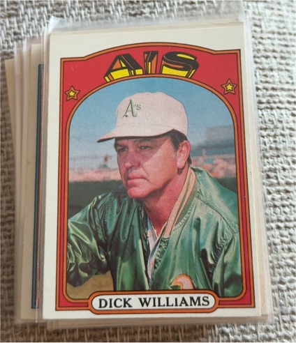 1972 Topps #137 Dick Williams — front