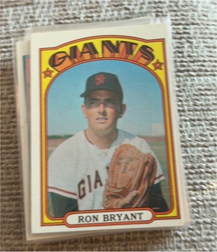 1972 Topps #185 Ron Bryant — front