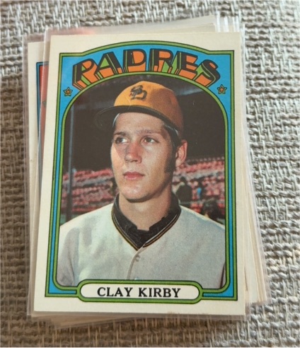 1972 Topps #173 Clay Kirby — front