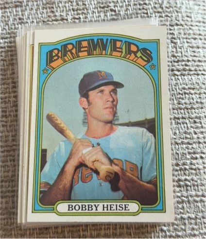 1972 Topps #402 Bobby Heise — front