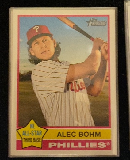 2025 Topps Heritage #240 Alec Bohm — front