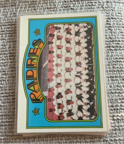 1972 Topps #262 San Diego Padres Team — front