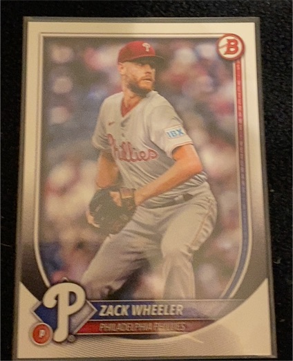 2025 Bowman #45 Zack Wheeler — front