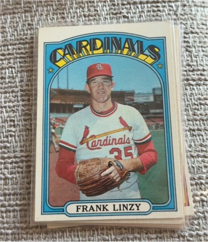 1972 Topps #243 Frank Linzy — front