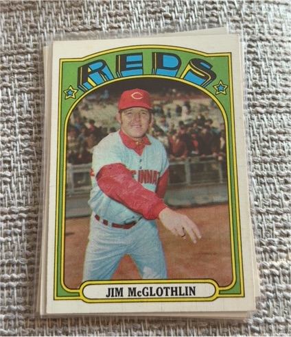 1972 Topps Baseball #236 Jim McGlothlin — front