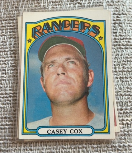 1972 Topps #231 Casey Cox — front