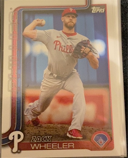 2025 Topps Series 1 #218 Zack Wheeler — front