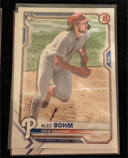 2021 Bowman #2 Alec Bohm — front
