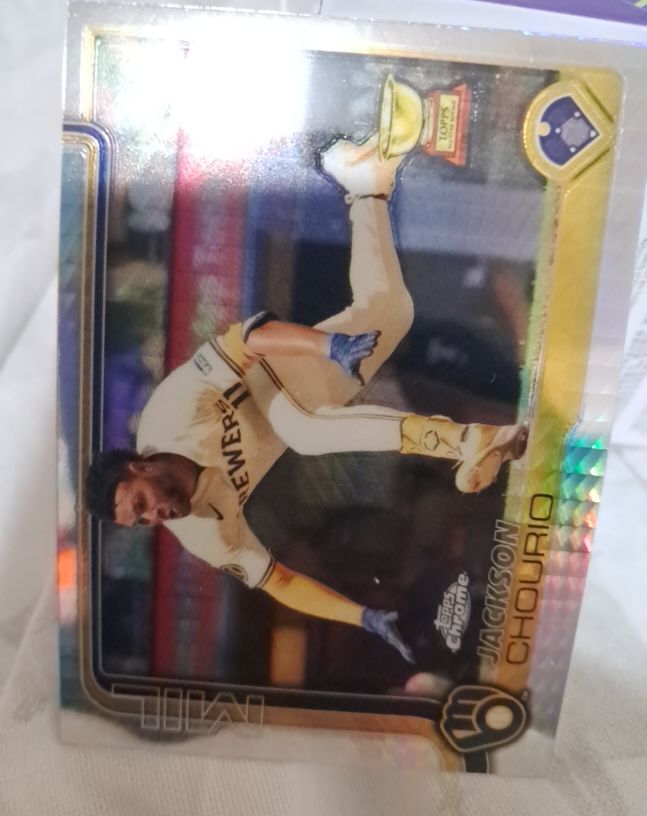 2025 Topps Chrome #262 Jackson Chourio — front