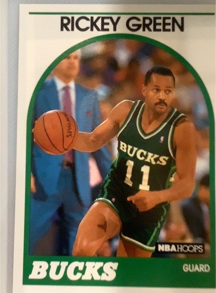 1989-90 Hoops #56 Rickey Green — front
