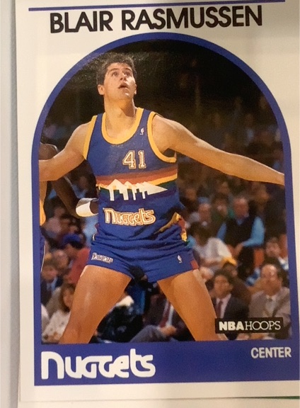 1989-90 Hoops #261 Blair Rasmussen — front