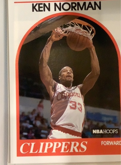 1989-90 NBA Hoops #162 Ken Norman — front