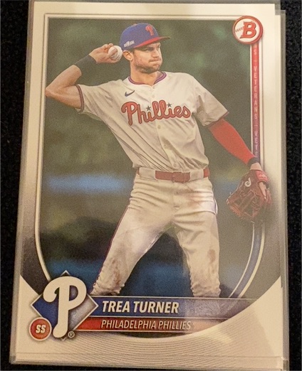 2025 Bowman #65 Trea Turner — front