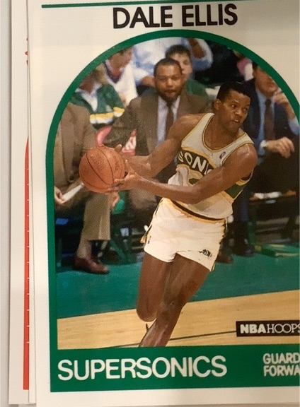1989-90 Hoops #10 Dale Ellis — front