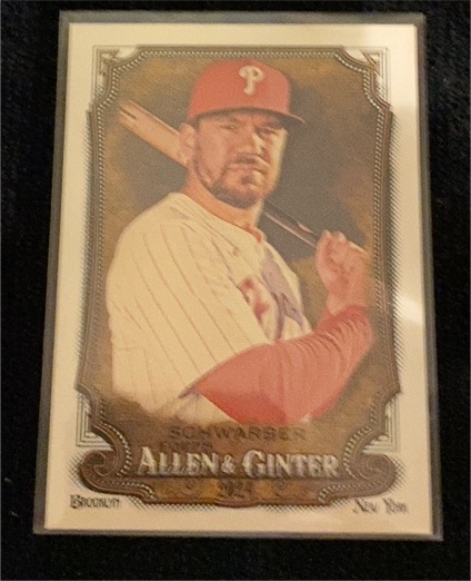 2024 Topps Allen & Ginter #306 Kyle Schwarber — front