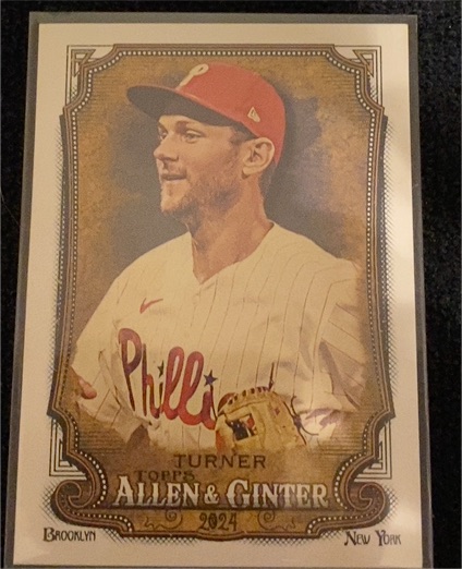 2024 Topps Allen & Ginter #39 Trea Turner — front
