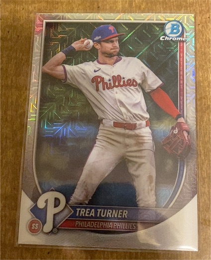 2025 Bowman Chrome #65 Trea Turner — front