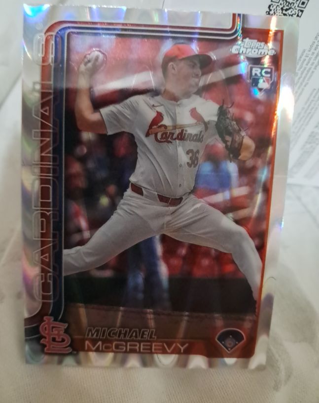 2025 Topps Chrome #29 Michael McGreevy — front