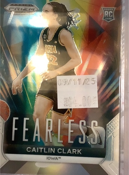 2024 Panini Prizm Draft Picks #24 Caitlin Clark Fearless — front