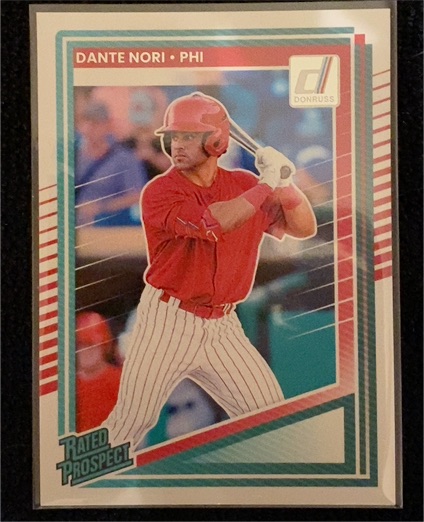 2025 Donruss #190 Dante Nori — front