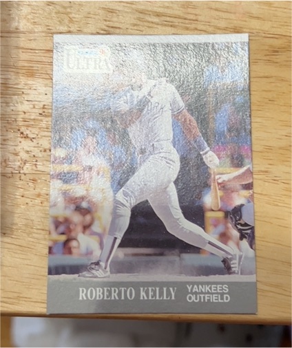 1991 Fleer Ultra Roberto Kelly Yankees Outfield — front