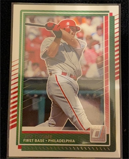 2025 Donruss #31 Jim Thome — front