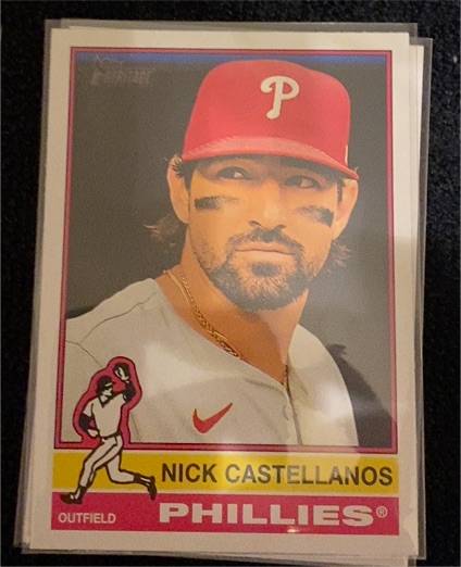 2025 Topps Heritage #315 Nick Castellanos — front