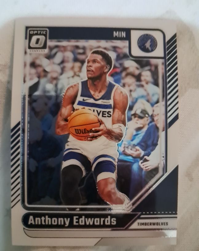 2024-25 Panini Donruss Optic #31 Anthony Edwards — front