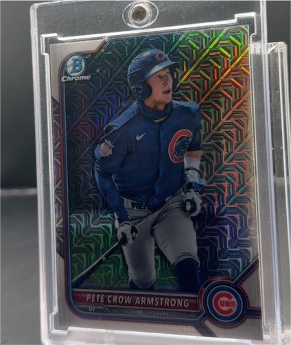 2022 Bowman Chrome #BCP-198 Pete Crow-Armstrong — front