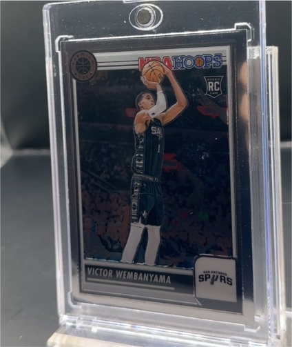 2023-24 Panini NBA Hoops Premium Stock #108 Victor Wembanyama — front