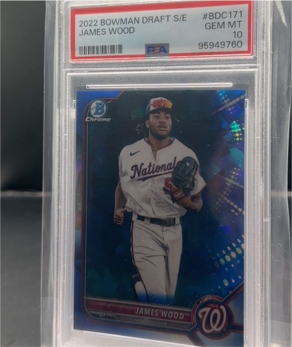 2022 Bowman Draft Chrome #BDC171 James Wood — front
