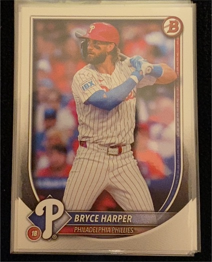2025 Bowman #3 Bryce Harper — front