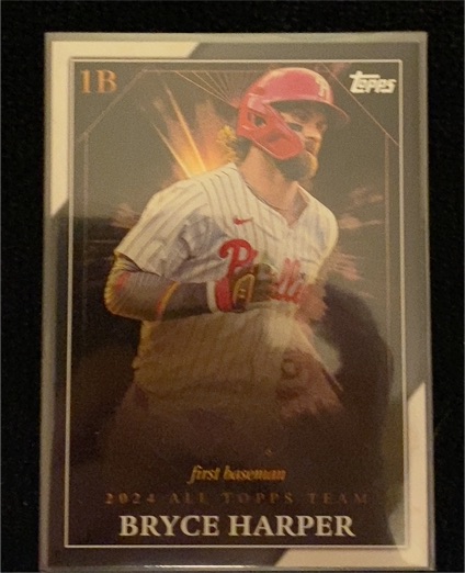 2025 Topps Series 1 #ATT-5 Bryce Harper 2024 All-Topps Team Insert — front