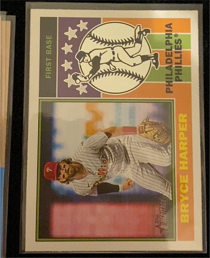 2025 Topps Heritage #76PI-2 Bryce Harper 1976 Player Icons — front