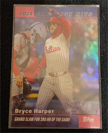 2025 Topps Series 1 #GH-3 Bryce Harper 2024 Greatest Hits — front