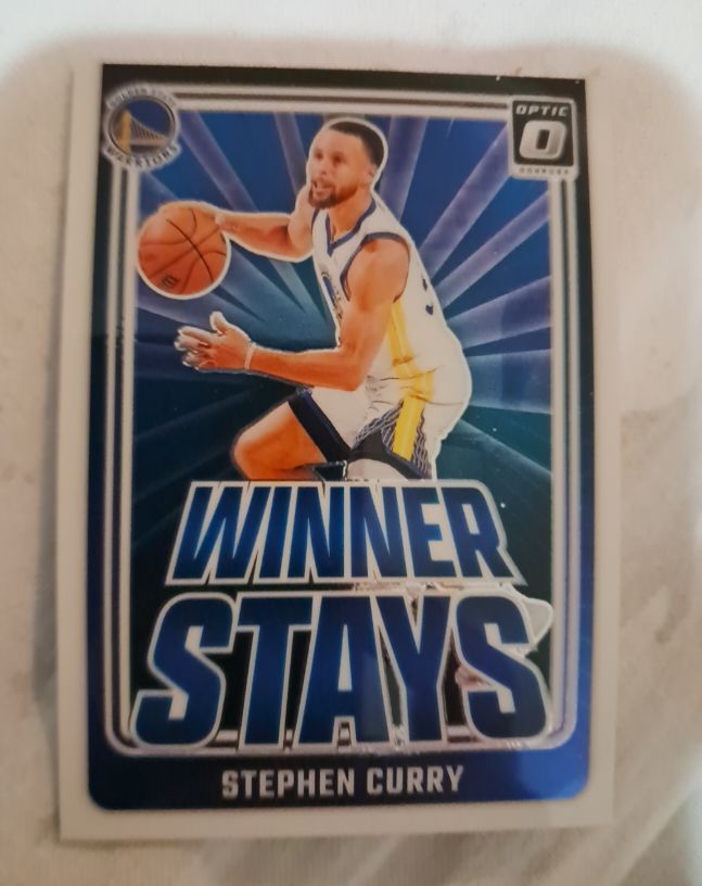 2024-25 Donruss Optic #3 Stephen Curry Winner Stays — front