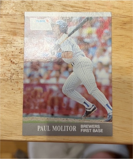 1991 Fleer Ultra #178 Paul Molitor — front