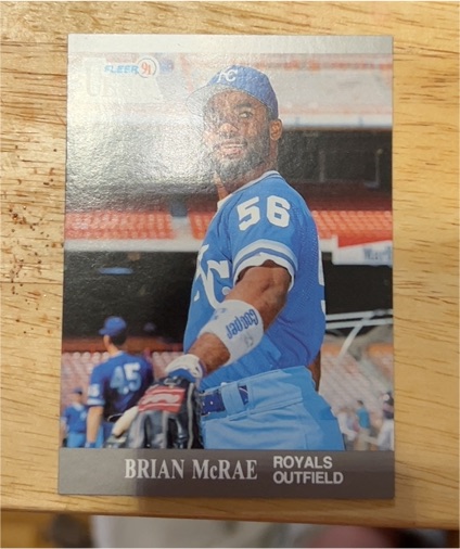 1991 Fleer Ultra #152 Brian McRae — front