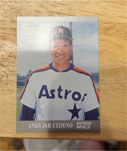 1991 Fleer Ultra #135 Andujar Cedeno — front