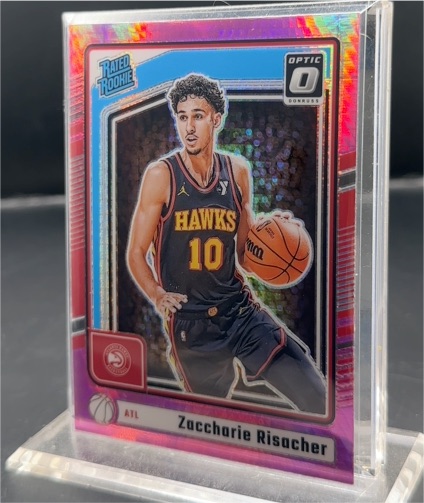 2024-25 Panini Donruss Optic #268 Zaccharie Risacher — front