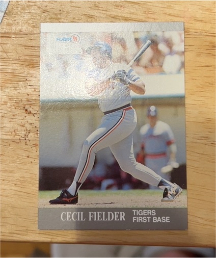 1991 Fleer Ultra #121 Cecil Fielder — front