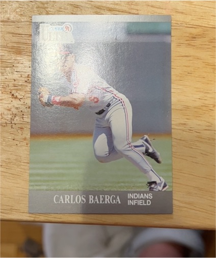 1991 Fleer Ultra #103 Carlos Baerga — front