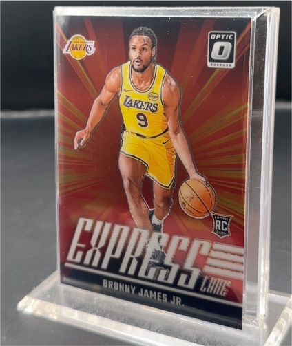 2024-25 Donruss Optic #4 Bronny James Jr. Express Lane — front