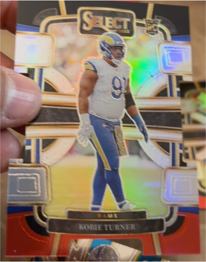 2023 Panini Select #54 Kobie Turner Concourse Die-Cut — front