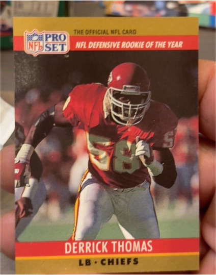 1990 Pro Set #6 Derrick Thomas — front