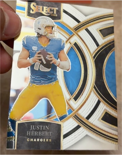 2023 Panini Select #136 Justin Herbert Premier Level — front