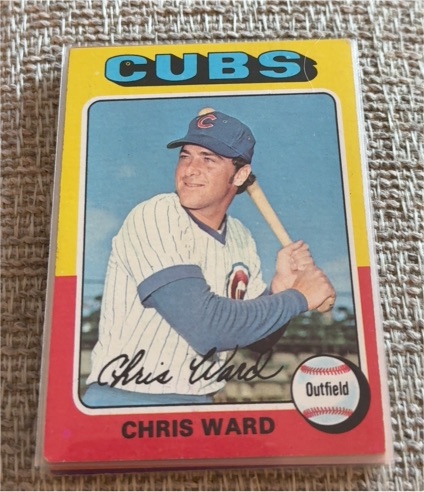 1975 Topps #587 Chris Ward — front
