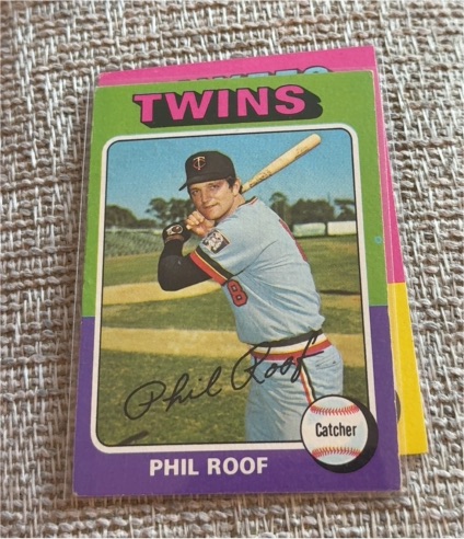 1975 Topps #576 Phil Roof — front