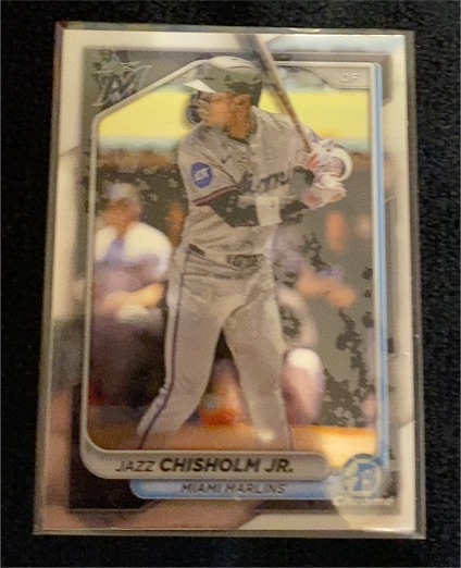 2024 Bowman Chrome #96 Jazz Chisholm Jr. — front