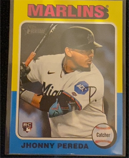 2024 Topps Heritage High Number #719 Jhonny Pereda — front